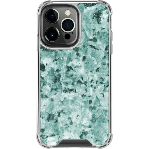 Graphite Turquoise iPhone 13 Pro Clear Case