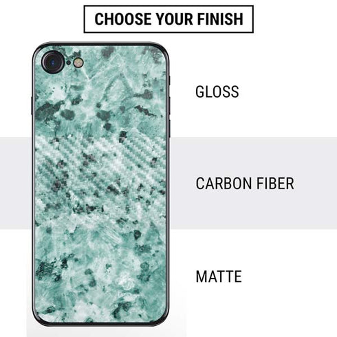 Graphite Turquoise iPhone SE (2nd & 3rd Gen) Skin