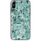 Graphite Turquoise iPhone X Skin