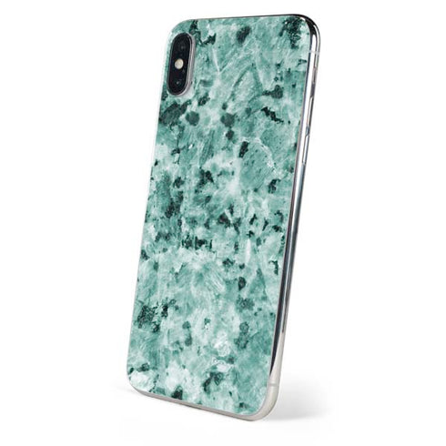 Graphite Turquoise iPhone X Skin