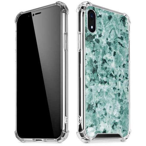 Graphite Turquoise iPhone XR Clear Case
