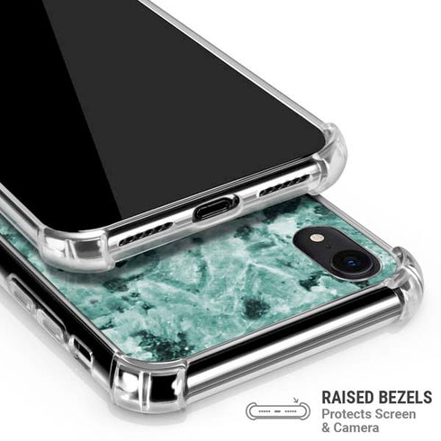 Graphite Turquoise iPhone XR Clear Case