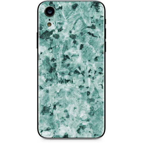 Graphite Turquoise iPhone XR Skin