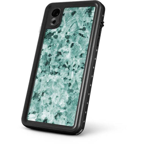 Graphite Turquoise iPhone XR Waterproof Case