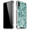 Graphite Turquoise iPhone XS Max Clear Case