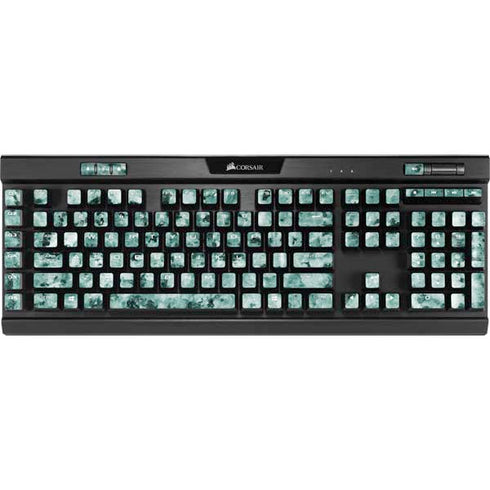 Graphite Turquoise K95 RGB PLATINUM Mechanical Gaming Keyboard Skin