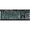 Graphite Turquoise K95 RGB PLATINUM Mechanical Gaming Keyboard Skin