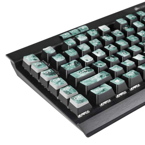 Graphite Turquoise K95 RGB PLATINUM Mechanical Gaming Keyboard Skin