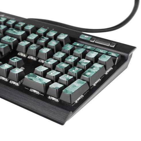 Graphite Turquoise K95 RGB PLATINUM Mechanical Gaming Keyboard Skin