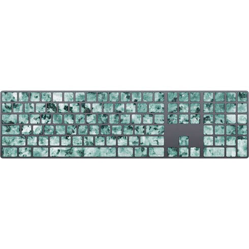 Graphite Turquoise Magic Keyboard with Numeric Keypad Skin