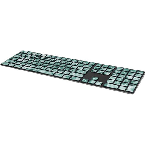 Graphite Turquoise Magic Keyboard with Numeric Keypad Skin