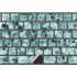 Graphite Turquoise Magic Keyboard with Numeric Keypad Skin