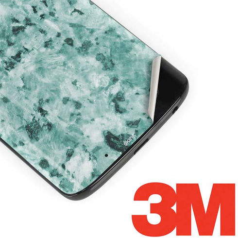 Graphite Turquoise Moto G6 Skin