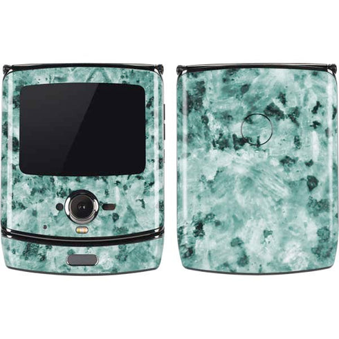 Graphite Turquoise Motorola RAZR Skin