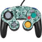 Graphite Turquoise Nintendo GameCube Controller Skin
