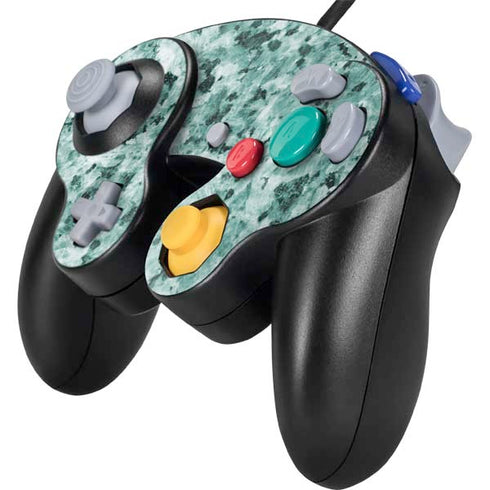 Graphite Turquoise Nintendo GameCube Controller Skin