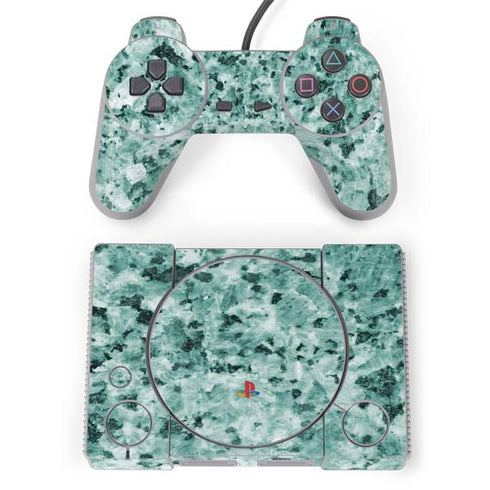 Graphite Turquoise PlayStation Classic Bundle Skin