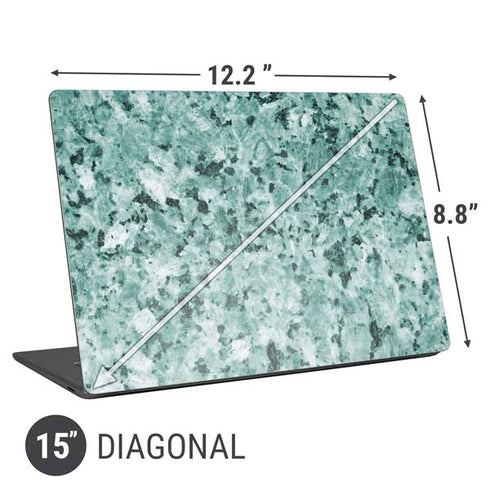Graphite Turquoise Universal Laptop 15in (12.2 x 8.8in) Skin