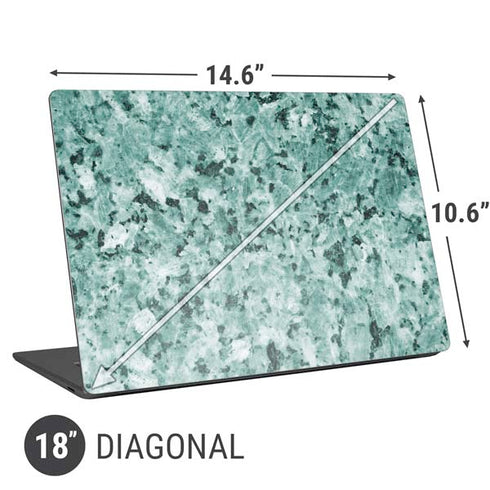 Graphite Turquoise Universal Laptop 18in (14.6 x 10.6in) Skin