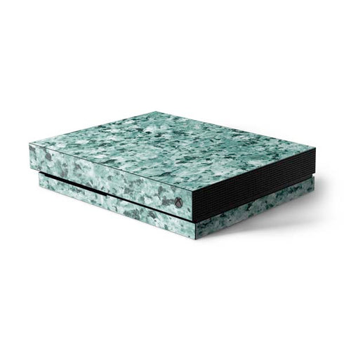 Graphite Turquoise Xbox One X Console Skin