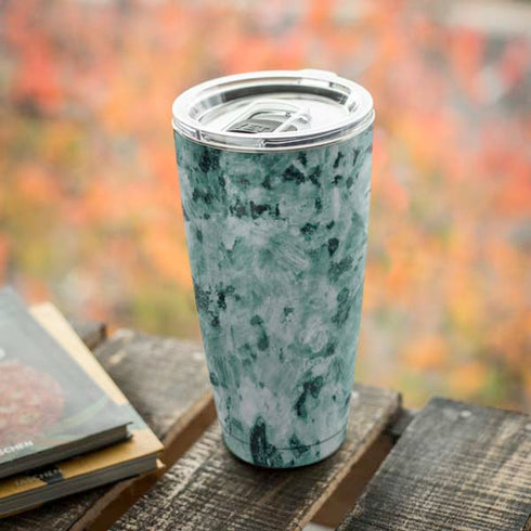 Graphite Turquoise Yeti 20oz Tumbler Skin