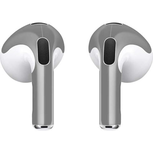 Gray Solid Apple AirPods (3rd Gen 2021) Skin