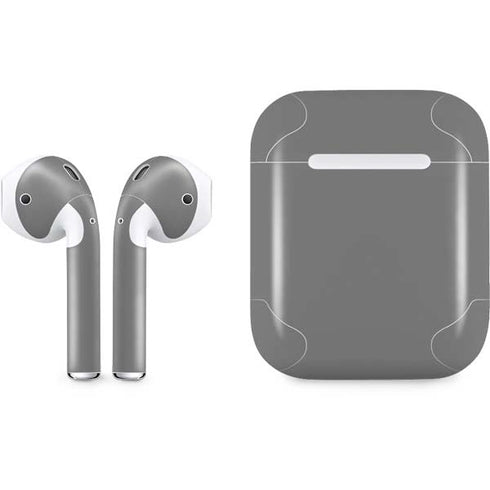 Gray Solid Apple AirPods Skin