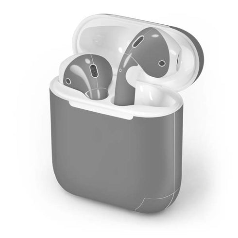 Gray Solid Apple AirPods Skin