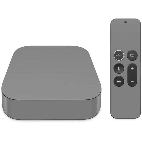 Gray Solid Apple TV Skin