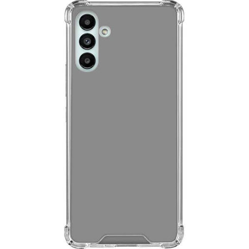 Gray Solid Galaxy A13 5G Clear Case