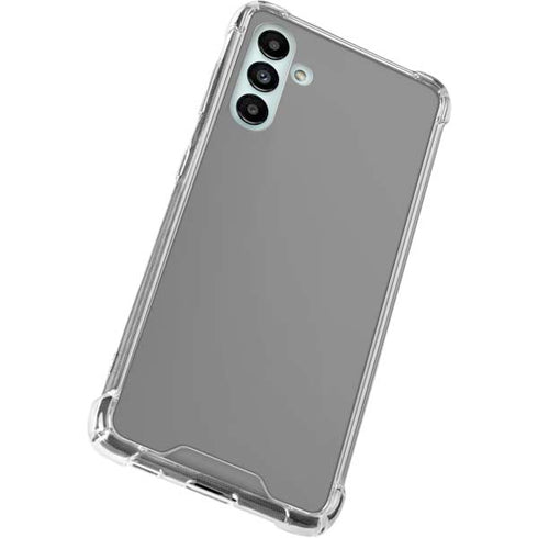 Gray Solid Galaxy A13 5G Clear Case