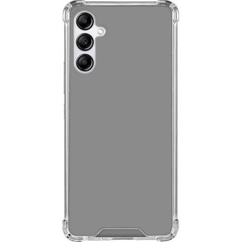 Gray Solid Galaxy A14 5G Clear Case