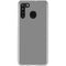 Gray Solid Galaxy A21 Clear Case