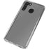 Gray Solid Galaxy A21 Clear Case