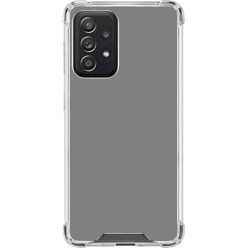 Gray Solid Galaxy A52 5G Clear Case