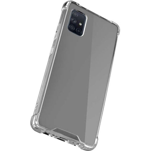 Gray Solid Galaxy A71 5G Clear Case