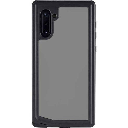 Gray Solid Galaxy Note 10 Waterproof Case