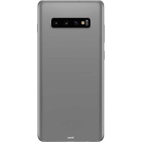 Gray Solid Galaxy S10 Plus Skin