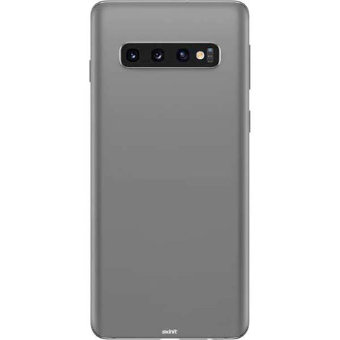 Gray Solid Galaxy S10 Skin