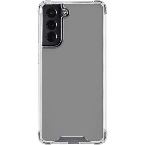 Gray Solid Galaxy S22 Clear Case