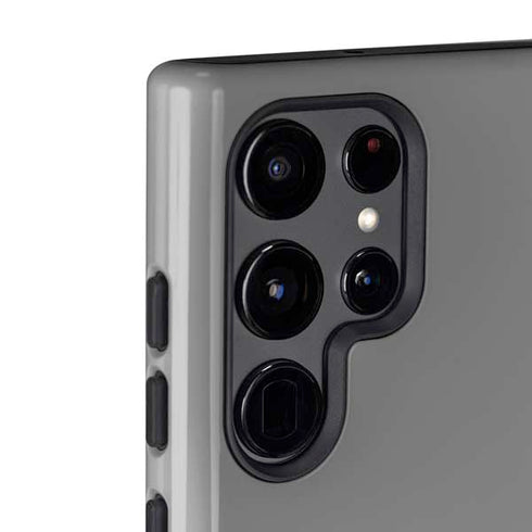 Gray Solid Galaxy S22 Ultra Pro Case
