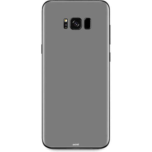 Gray Solid Galaxy S8 Plus Skin