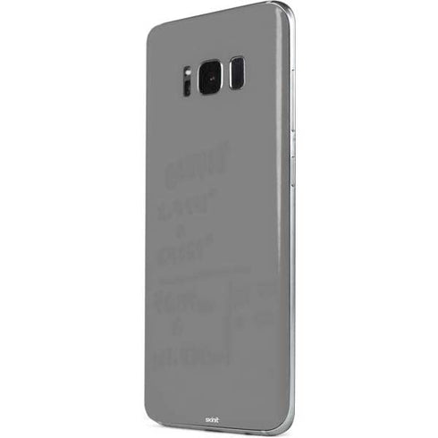 Gray Solid Galaxy S8 Skin