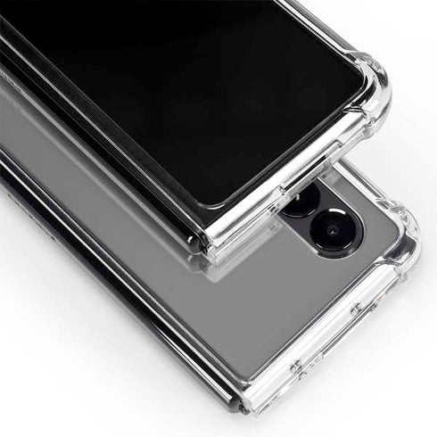 Gray Solid Galaxy Z Fold4 5G Clear Case