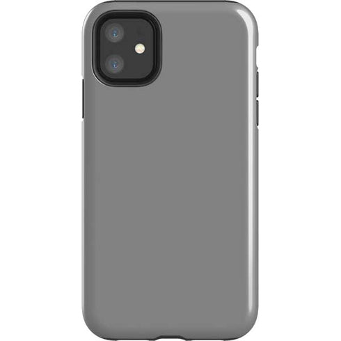Gray Solid iPhone 11 Impact Case
