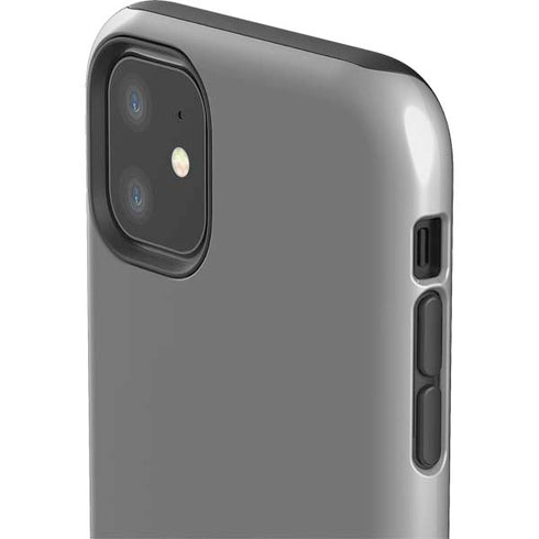Gray Solid iPhone 11 Impact Case