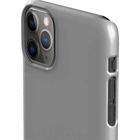 Gray Solid iPhone 11 Pro Max Lite Case