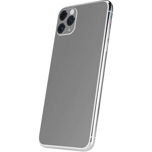 Gray Solid iPhone 11 Pro Max Skin