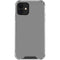 Gray Solid iPhone 12 Clear Case