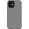 Gray Solid iPhone 12 Impact Case